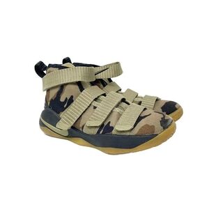 Kids 🏀 Nike LeBron Soldier Camo High-Top Sneakers ⛹️‍♂️